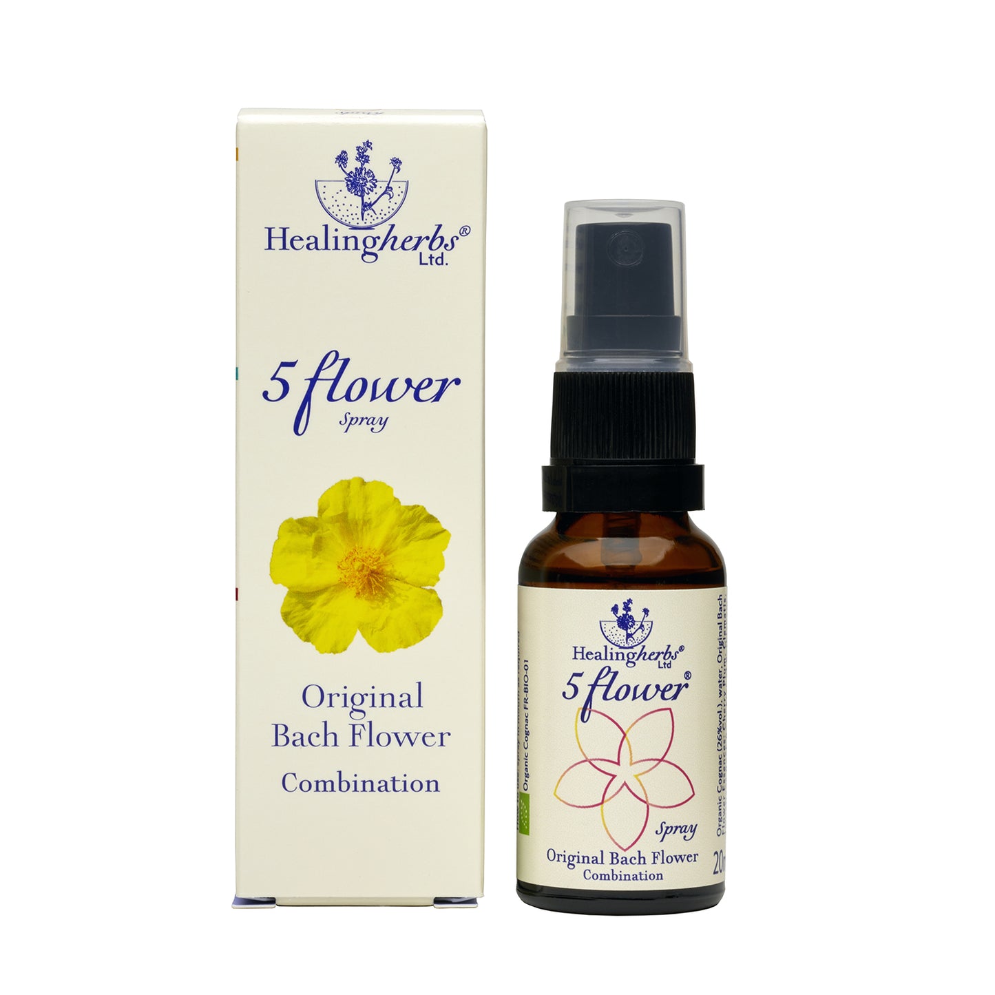 "5 ziedi", esence ar izsmidzinātāju, 20 ml