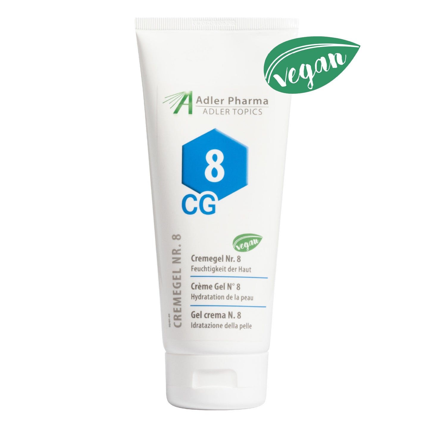 Minerālvielu krēmgels Nr. 8 “Ādas mitrināšanai”, 200 ml