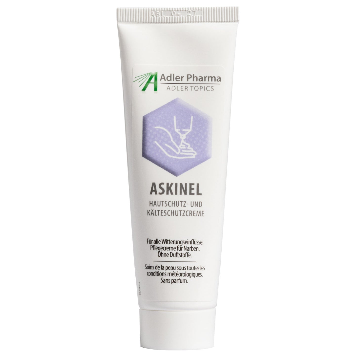 "Askinel", ādas aizsargkrēms ar ar augsti atšķaidītām minerālvielām, 50 ml