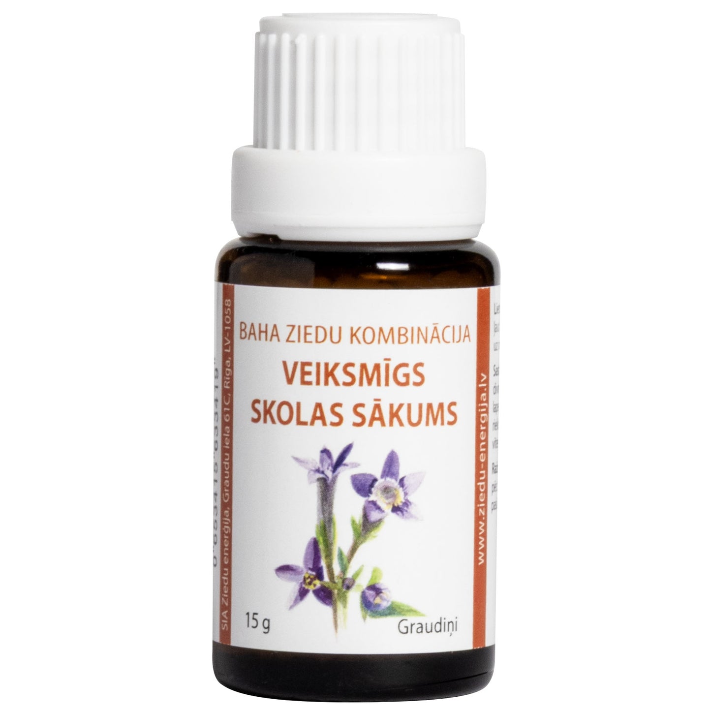 "Veiksmīgs skolas sākums", Baha ziedu kombinācija, graudiņi, 15 g