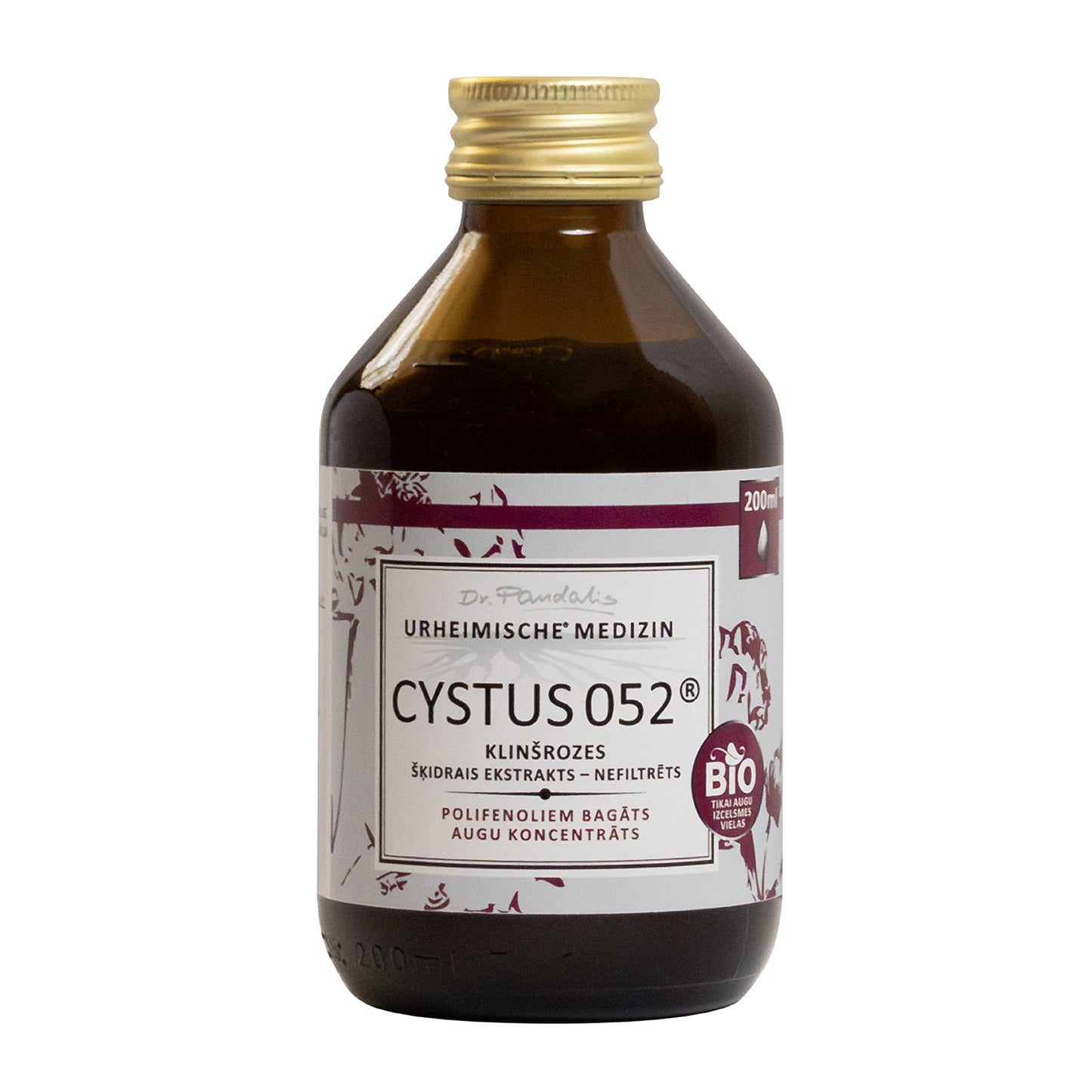 Cystus 052® klinšrozes šķidrais ekstrakts, 200 ml