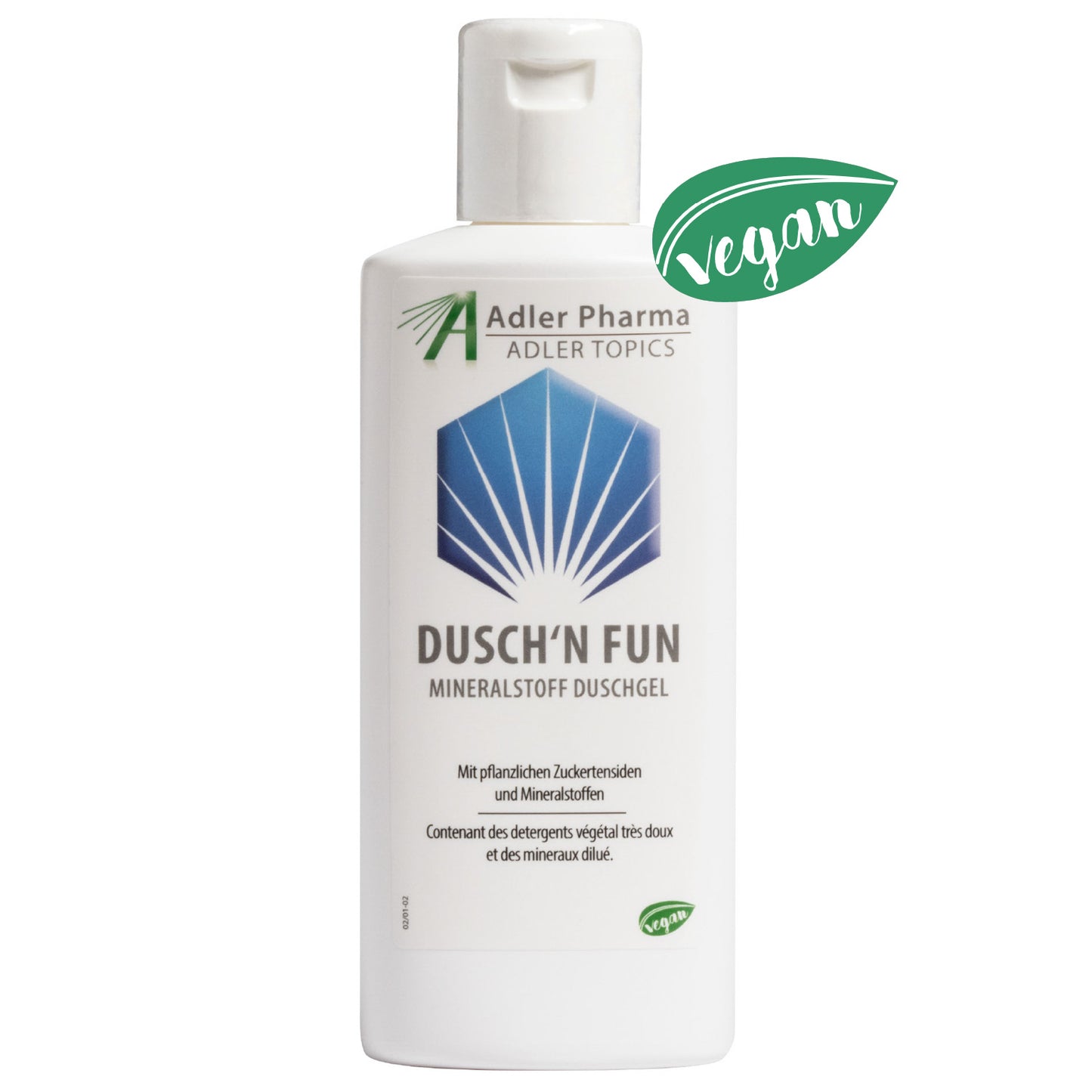 “Dusch’n Fun”, dušas želeja un šampūns ar augsti atšķaidītām minerālvielām, 200 ml