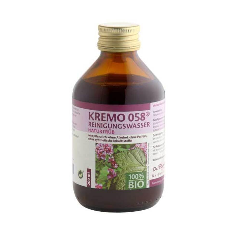 KREMO 058® attīrošs ūdens, bio, 200 ml