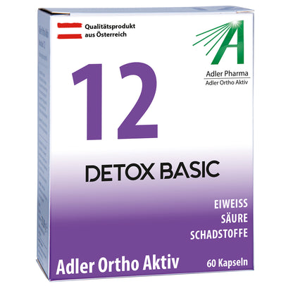 Adler Ortho Aktiv Nr. 12 DETOX BASIC - detoksikācijai (derīgs līdz 07.2026.)