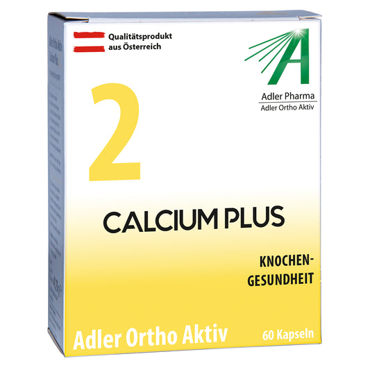 Adler Ortho Aktiv Nr. 2 CALCIUM PLUS: kaulu veselībai (derīgs līdz 10.2026.)