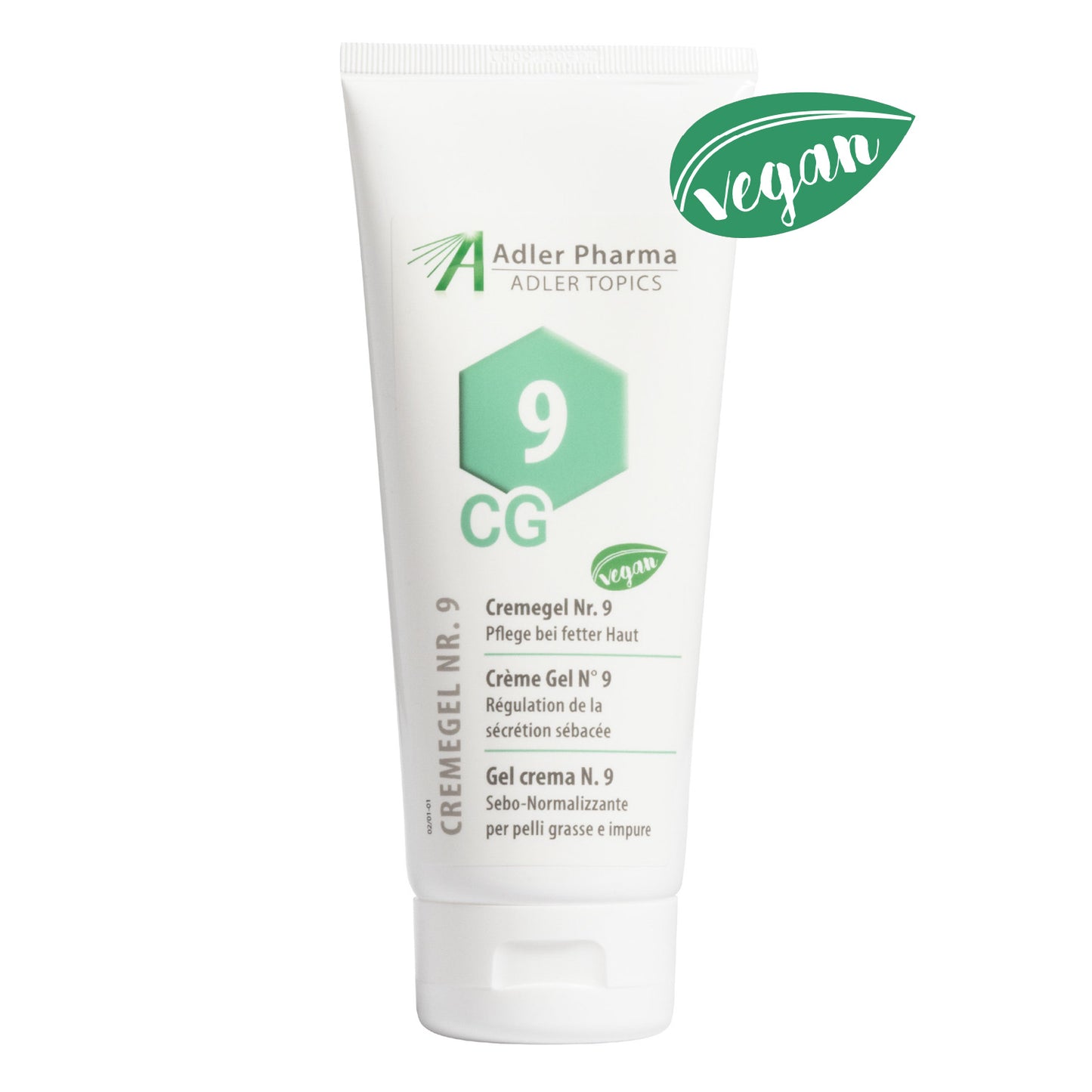 Minerālvielu krēmgels Nr. 9 “Ādas sebuma regulācijai”, 200 ml