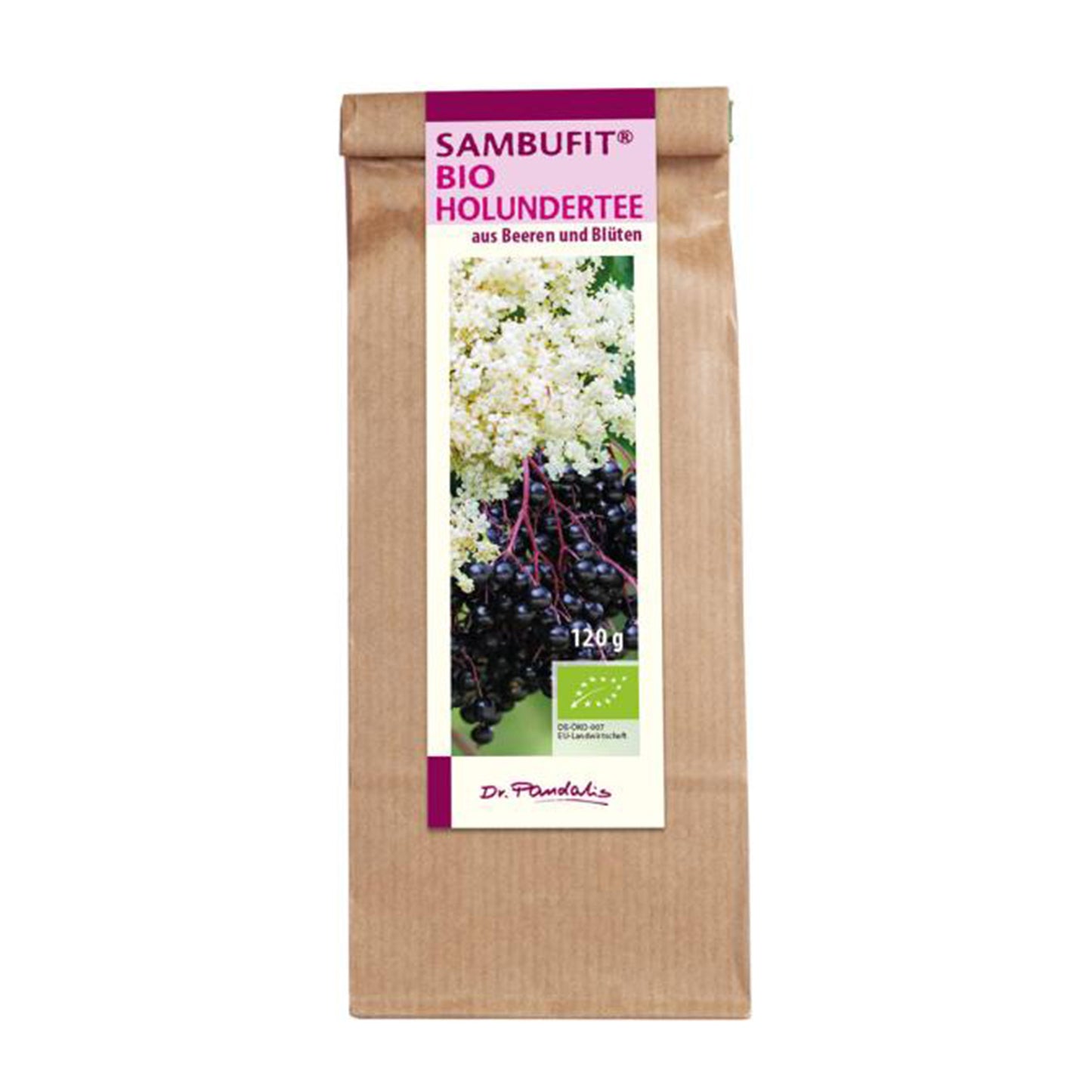 Sambufit® plūškoka ziedu un augļu bio tēja, 120 g