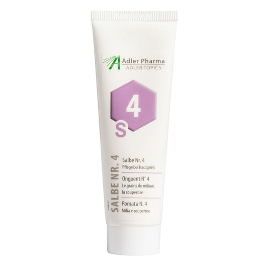 Minerālvielu ziede Nr. 4 “Ādas kopšanai mīliju gadījumā”, 50 ml