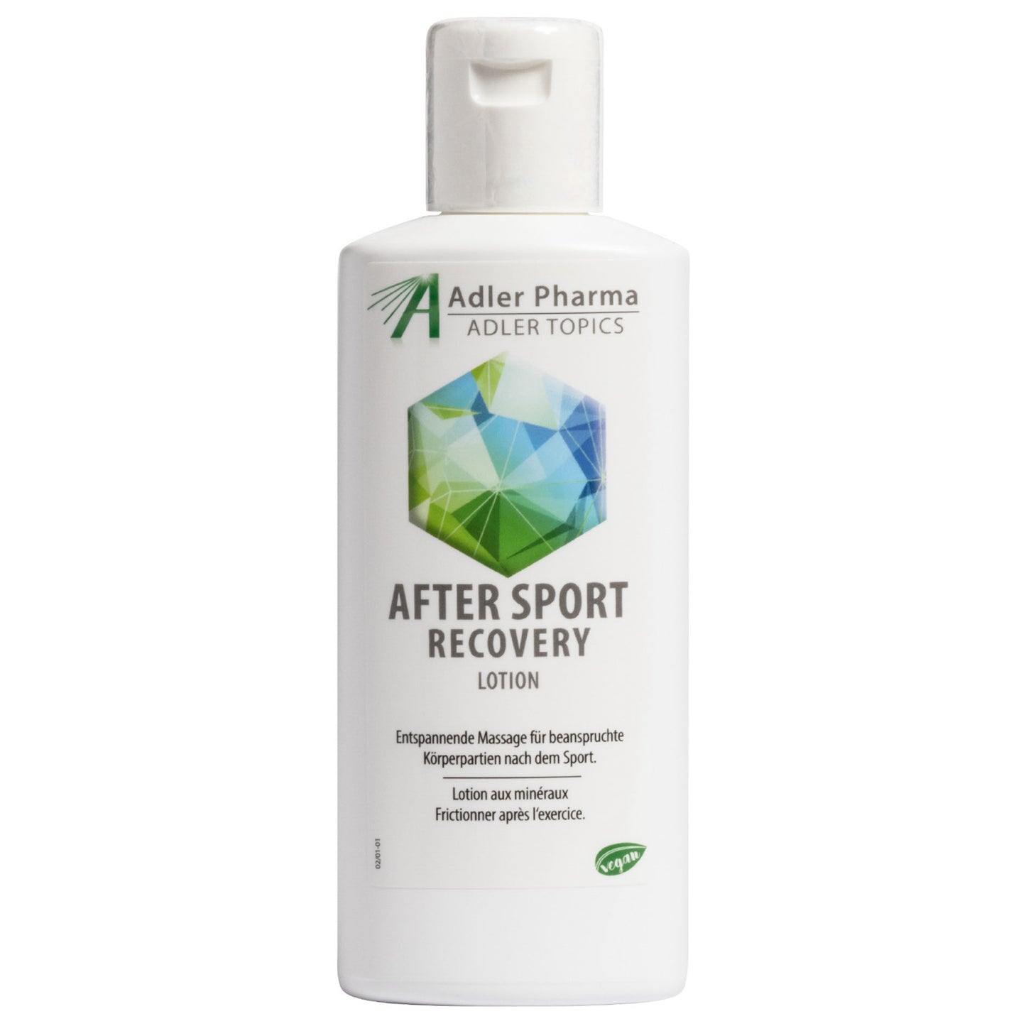 “After Sport Recovery”, sporta losjons ar augsti atšķaidītām minerālvielām, 200 ml