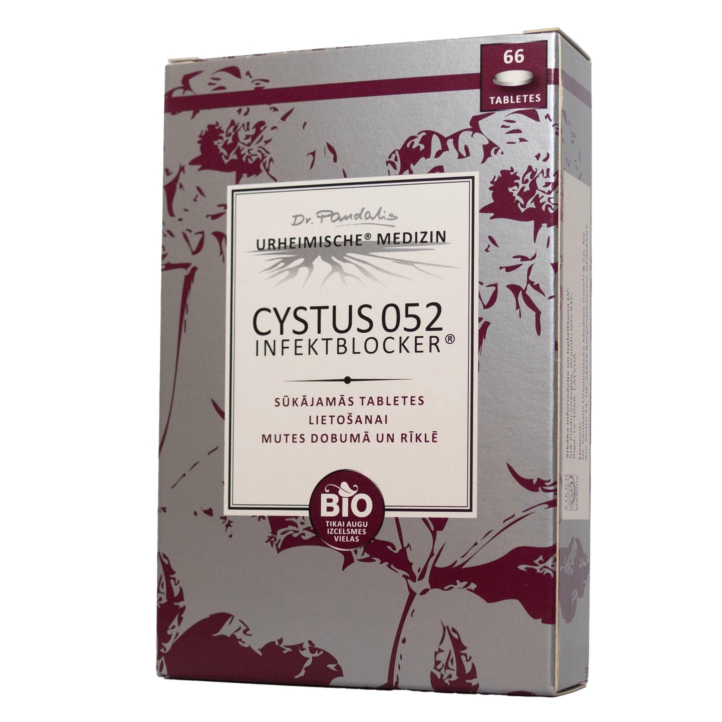 Cystus 052® Infektblocker - bio klinšrozes infekciju bloķētājs, 66 tabletes