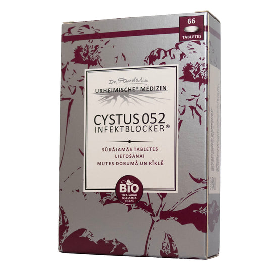 Cystus 052® Infektblocker - bio klinšrozes infekciju bloķētājs, 66 tabletes