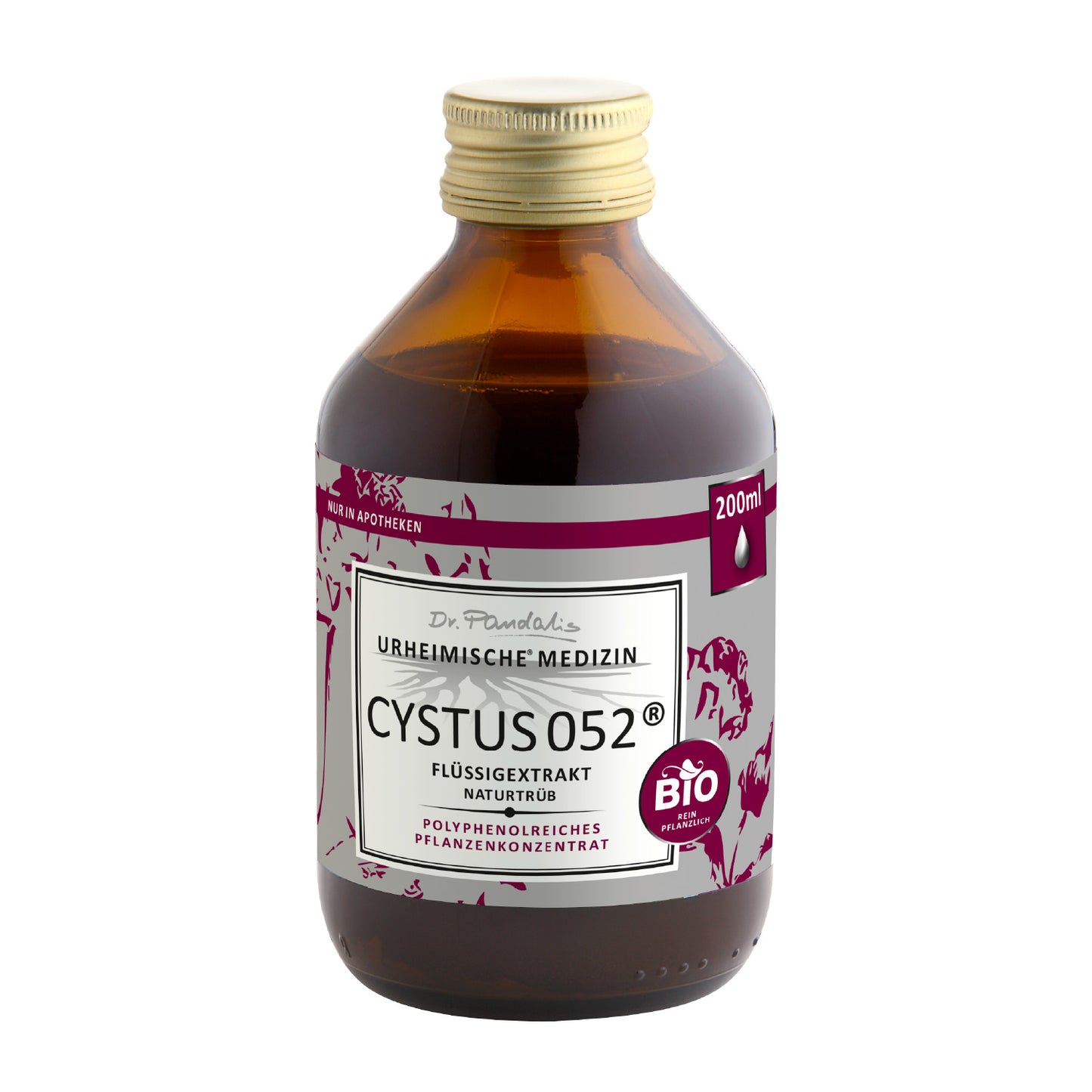 Klinšrozes šķidrais ekstrakts Cystus 052®, 200 ml