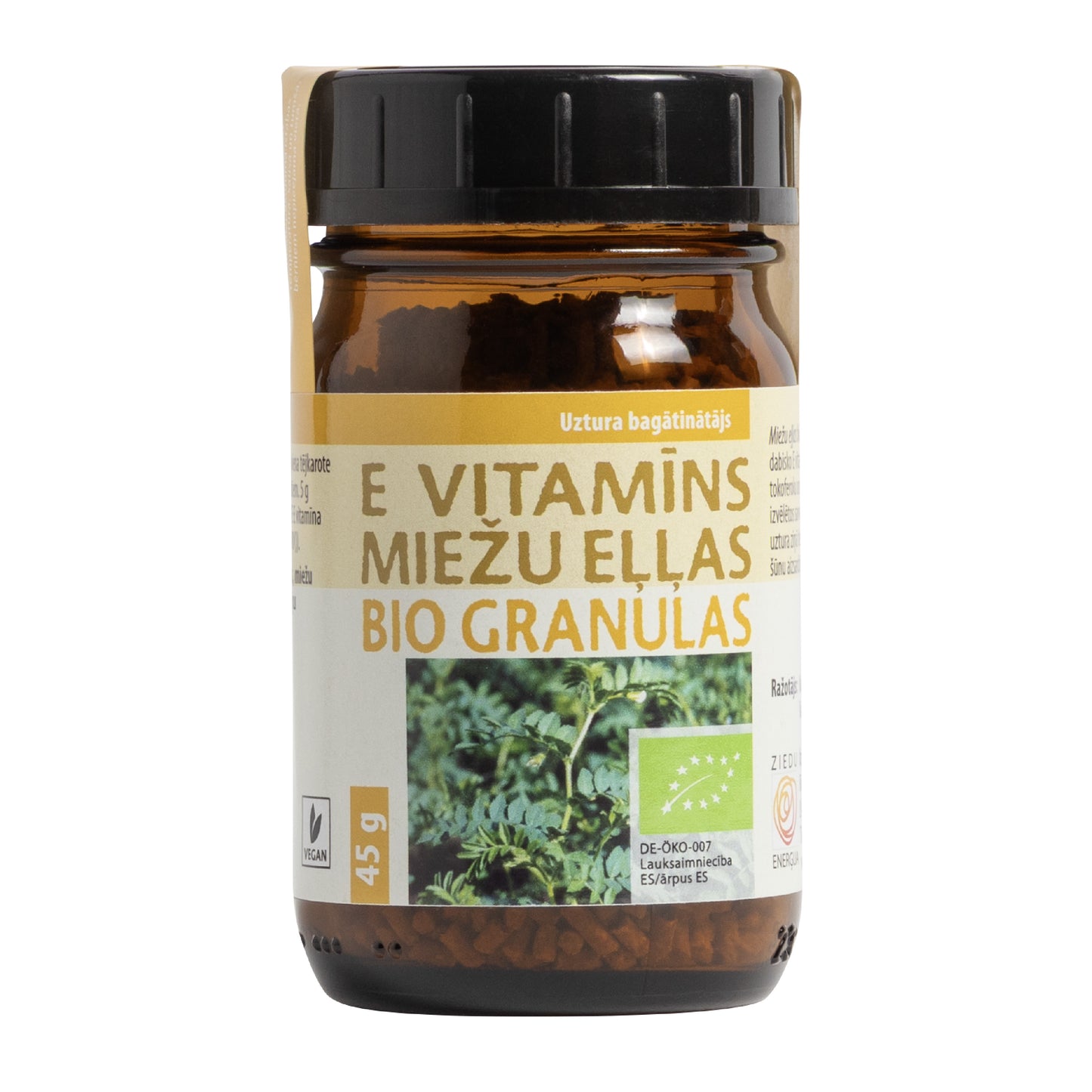E vitamīns miežu eļļas granulas , 45 g