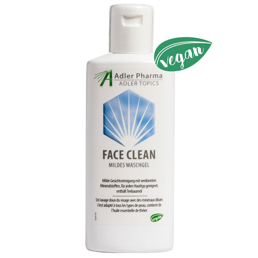 “Face Clean”, sejas mazgāšanas gels ar augsti atšķaidītām minerālvielām, 200 ml
