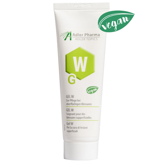 "W", gels ādas traumu gadījumā ar augsti atšķaidītām minerālvielām, 50 ml