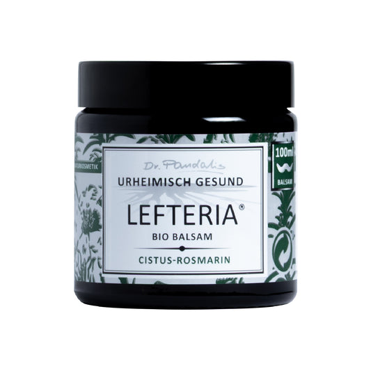 LEFTERIA®, klinšrozes un rozmarīna bio balzams, 100 ml