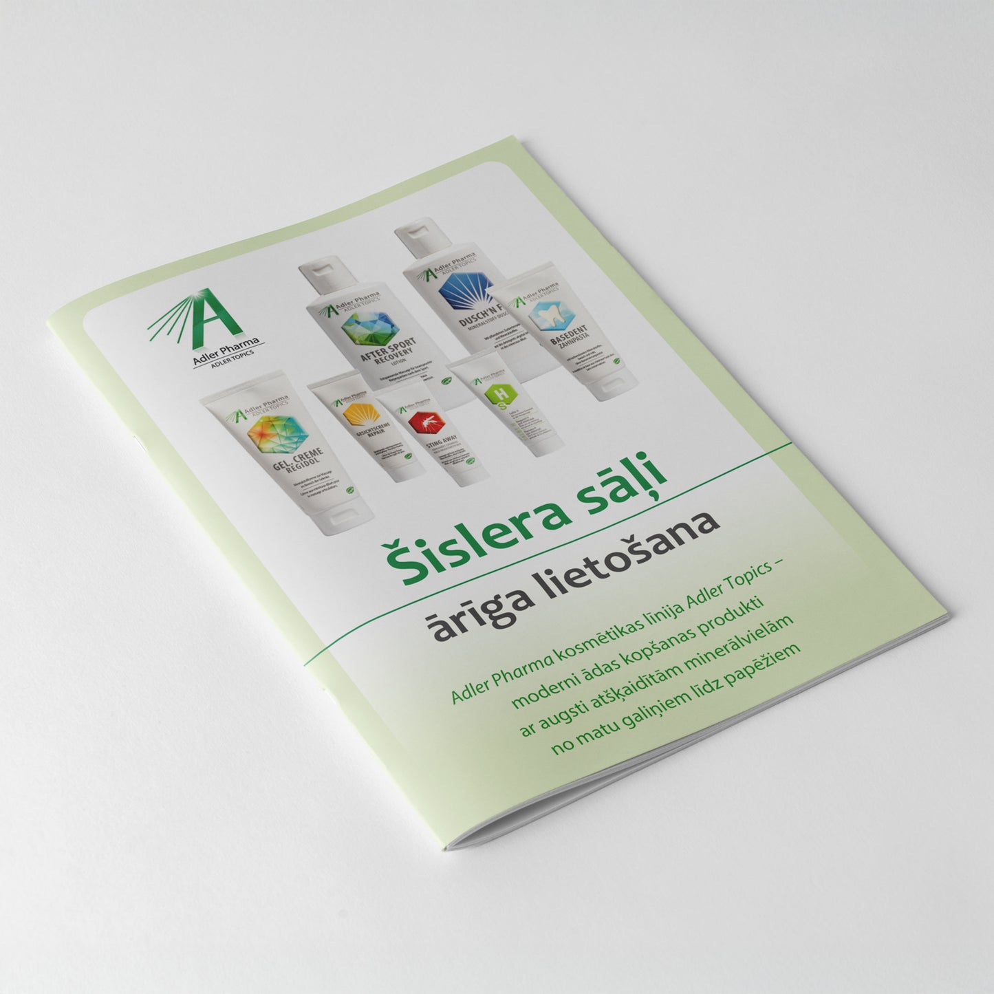 Brošūra "Šislera sāļi: ārīga lietošana"