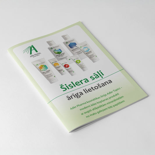 Brošūra "Šislera sāļi: ārīga lietošana"