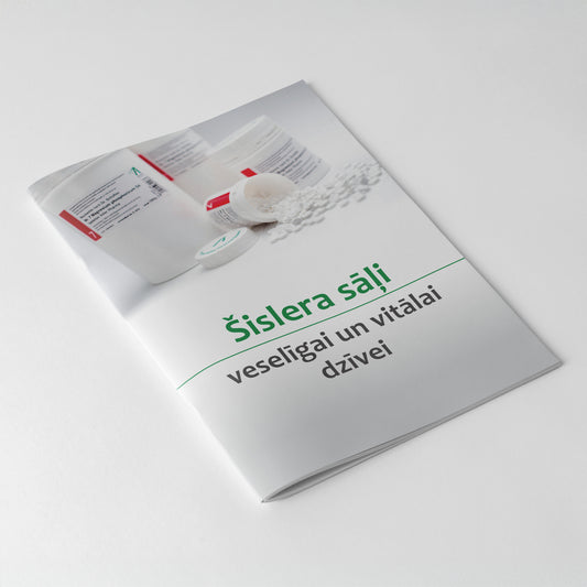 Brošūra "Šislera sāļi veselīgai un vitālai dzīvei" (bezmaksas)