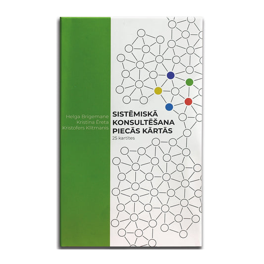 "Sistēmiskā konsultēšana piecās kārtās": 25 kartītes