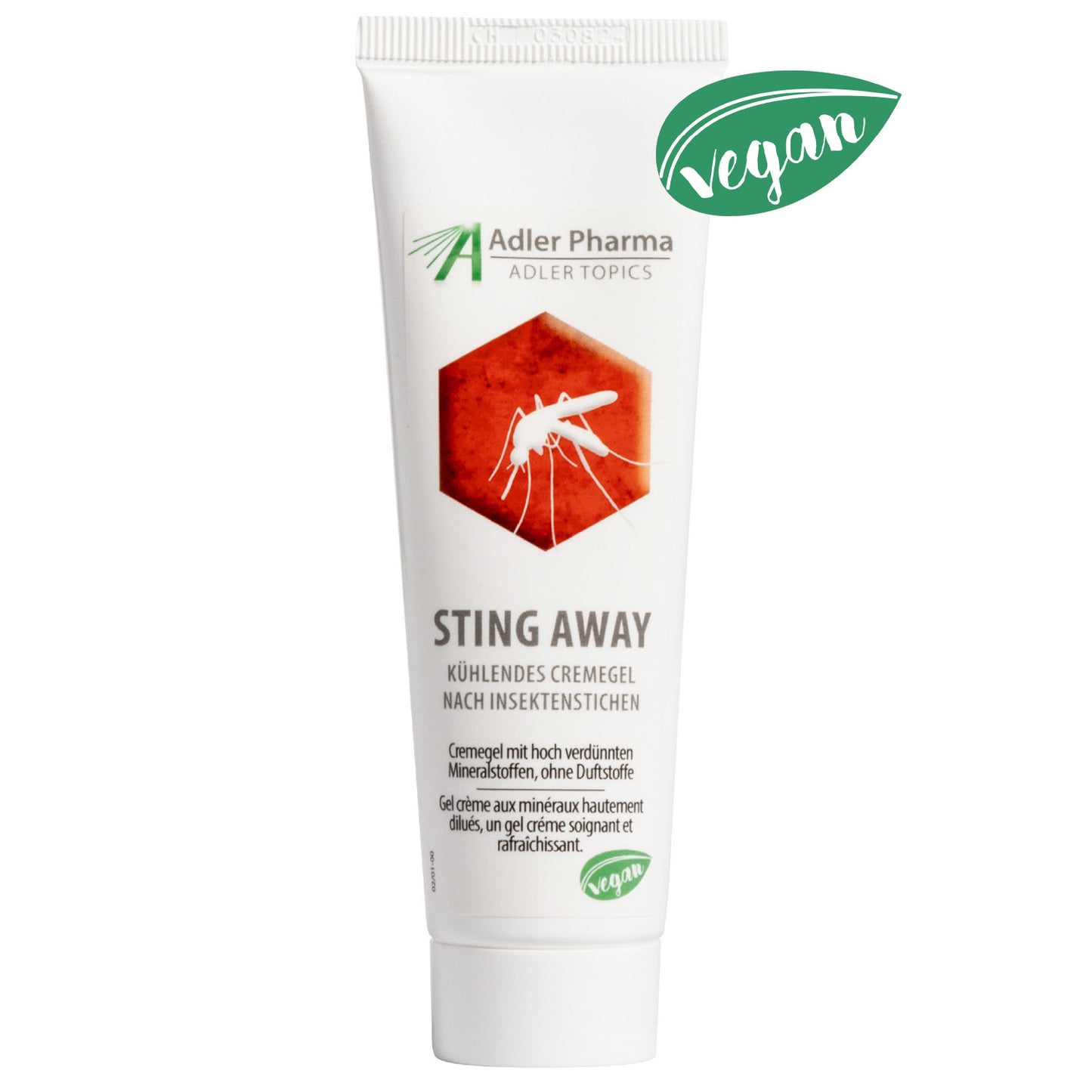 “Sting Away”, krēms pēc kukaiņu kodumiem ar augsti atšķaidītām minerālvielām, 50 ml