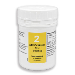 Adler Schüssler Nr. 2 ar biotīnu: IEPRIEKŠPĀRDOŠANA turpinās