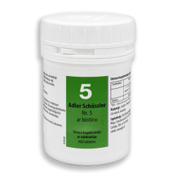 Adler Schüssler Nr. 5 ar biotīnu (Kalium phosphoricum)
