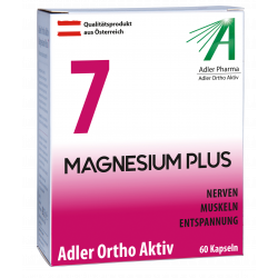Adler Ortho Aktiv Nr. 7 MAGNESIUM PLUS - nerviem, muskuļiem, atslābināšanās veicināšanai