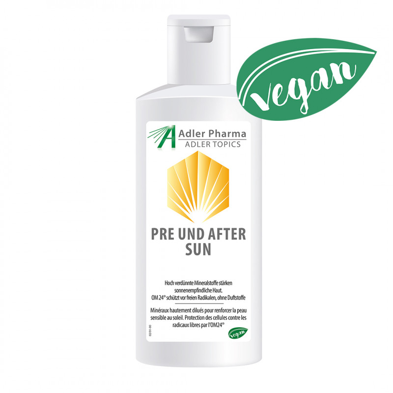 Ādas aizsarggels “Pre und After Sun” ar Aloe Vera, OM24® un minerālvielām, 200 ml