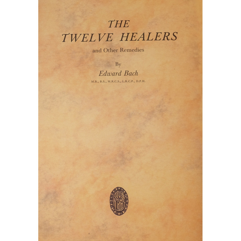 E. Bach "The Twelve Healers and Other Remedies"
